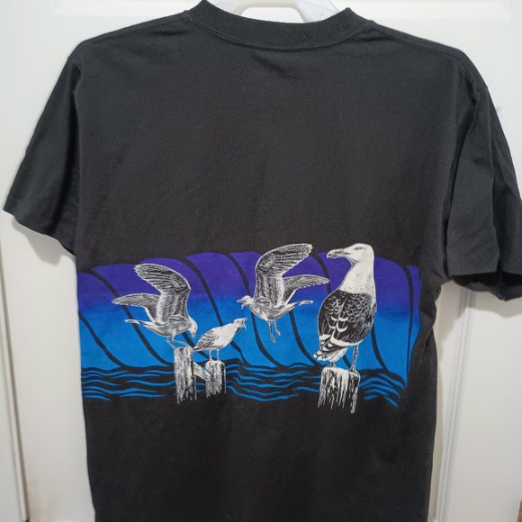 Men's Cape Cod Black T-Shirt XL  Comfortable Made in the U.S.A. Man's Shirt WOW - Picture 2 of 4